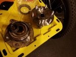 Auto part Yellow Disc brake Locking hubs Rotor